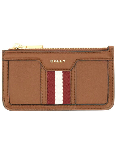 BALLY 25SS Zipper Card Holder Women Picture Color WLB00X One Size New