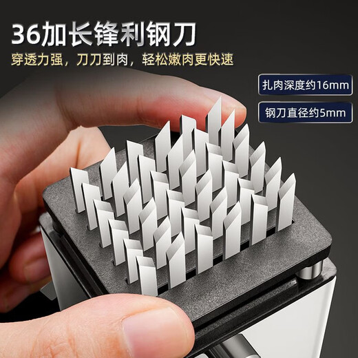 Man Gong высококачественный молоток для разрыхления мяса, бытовой молоток для разрыхления мяса из нержавеющей стали 304, игла для разрыхления сухожилий, молоток для мяса, молоток для мяса из нержавеющей стали 304, один молоток двойного назначения