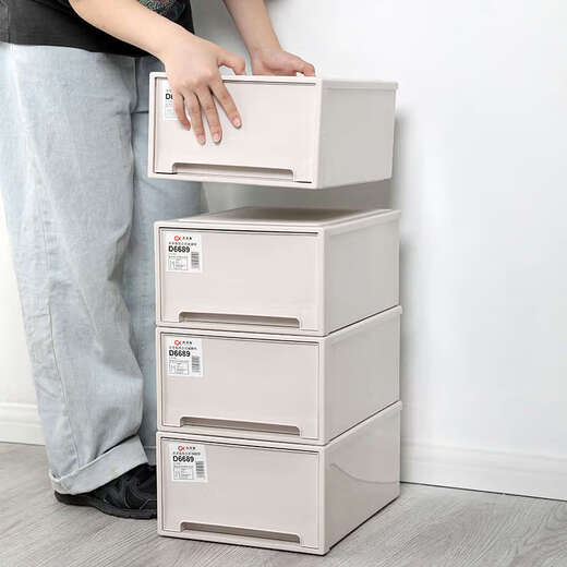 Yusenyi thickened shoe box storage box solid drawer-type dust-proof shoe plastic shoe box shoe cabinet simple shoe rack without assembly 6 pieces (can be stacked) shopkeeper recommended 28x36x16.6cm