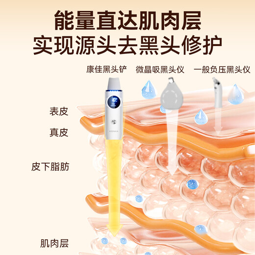 KONKA blackhead shovel, ultrasonic blackhead suction device, peeling machine, blackhead cleaning tool, three-piece set, export and import beauty device, blackhead extractor, birthday gift for boyfriend and girlfriend