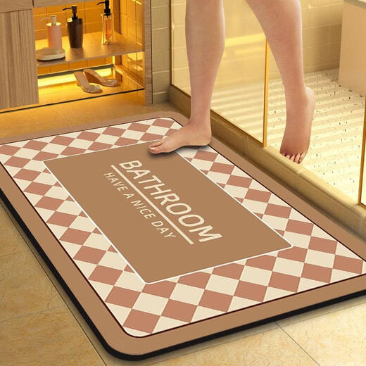 Yong Huan quick-drying soft floor mat door absorbent foot mat bathroom toilet rug NIC DAY water absorbent non-slip 45x70cm larger style