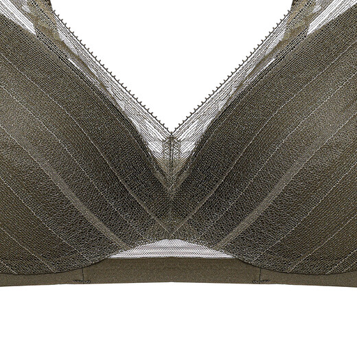 Aimer Fuye Tingfeng 3/4 thin mold cup bra AM17C581 Cangcha Green A9E 75B