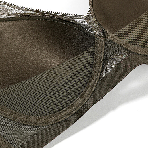 Aimer Fuye Tingfeng 3/4 thin mold cup bra AM17C581 Cangcha Green A9E 75B