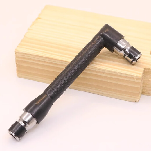 L-shaped 7-character right-angle multi-functional double-headed screwdriver set with a cross-shaped plum blossom hexagonal screwdriver sleeve small space L screwdriver + 10-piece bit set