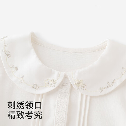 YEEHOO shopping mall same style YEEHOO children's clothing children's shirt girls doll collar shirt pure cotton top casual and versatile