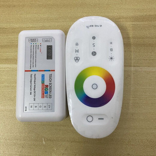 LED light strip controller touch dual color temperature adjustment wireless dimmer single color 12vRGB24V colorful controller dual color controller