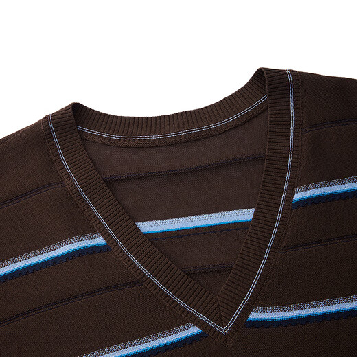 Jiangnan Buyi (JNBY) shopping mall same style 26 spring new wool sweater loose V-neck 5Q2311380 496/blue coffee series S