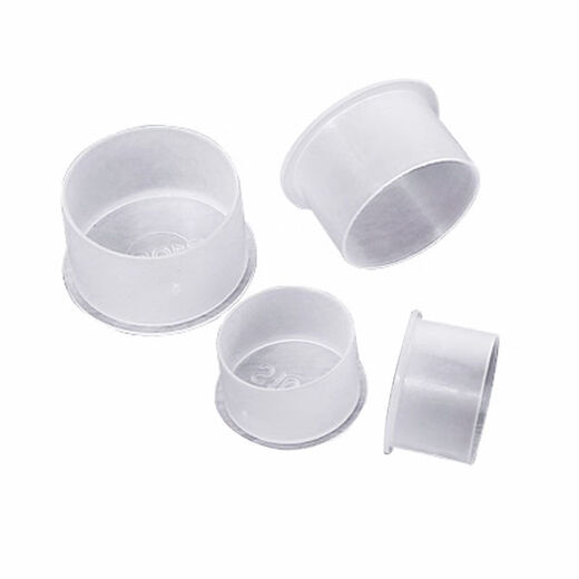 Fantasy white PE plastic thread protective cover dust-proof screw cap thread protective cover for external thread pipe cap TM6 50 pieces