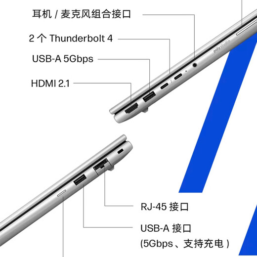 HP notebook Elitebook 640G11 14-inch AI high-end thin and light portable business computer Commercial high-end thin and light notebook office computer 650 G10 I7-1355U integrated display 15.6 inches 64G memory 2TB solid state customized