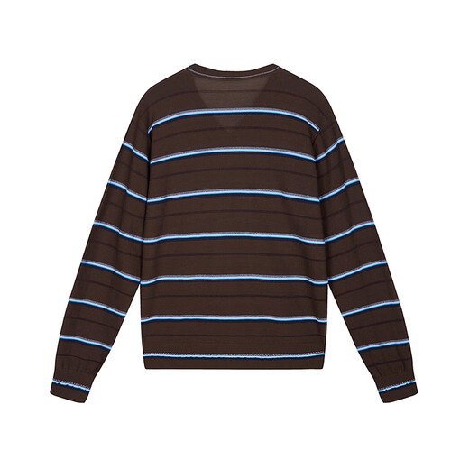 Jiangnan Buyi (JNBY) shopping mall same style 26 spring new wool sweater loose V-neck 5Q2311380 496/blue coffee series S