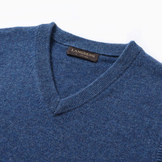 Langden 2029 autumn and winter V-neck men's vest vest warm pullover woolen sweater