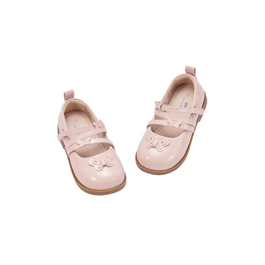 DAVE&BELLA Children's Shoes Children's Leather Shoes 2026 Spring New Sweet Girls Performance Shoes Baby Girls Casual Shoes Children's Shoes Pink Ready Stock 21