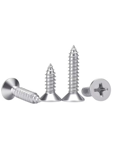 Hongcan Jiazhuo full box 304 stainless steel cross countersunk head self-tapping screw chuck self-tapping wood screw M3M4M5 M1 point 2*810000 pieces