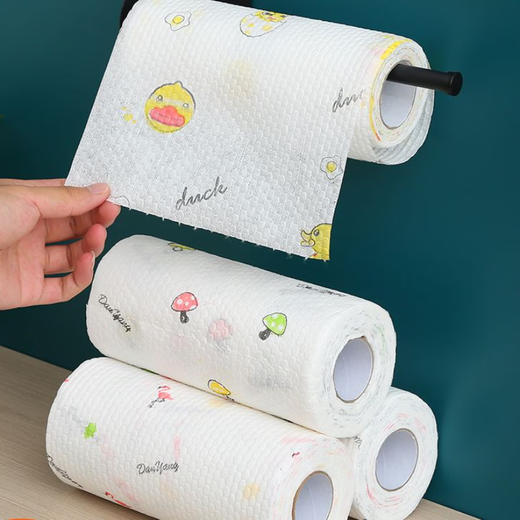 Yusenyi lazy rags kitchen cleaning supplies wet and dry absorbent dishcloth disposable household paper towels white 25x25 50 pieces practical rags