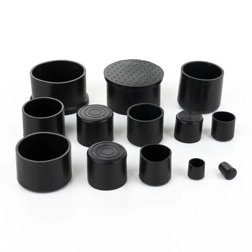 Huaixi thickened wear-resistant stool foot pads, leg protection covers, single-tube chair anti-slip foot covers, table and chair foot covers, protective stool foot pads, round extra thick 28 mm (pack of 12) wear-resistant threads