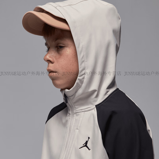 Nike (NIKE) big children's outdoor three-F jacket winter new boys' fleece jacket JORDAN IQ9984 genuine 200 ephedra 160 XS
