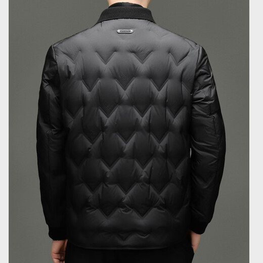 LiLang Shopping Mall's же элитная мужская одежда новый национальный стандарт 90 белый гусиный пуховик с короткими лацканами новый стиль хаки XL 180 135-150Jin Jin равен 0,5 кг