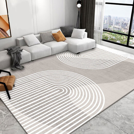 Fantasy carpet living room modern light luxury coffee table rug Nordic sofa home bedside rug floor mat plain pattern 11 140x200 cm