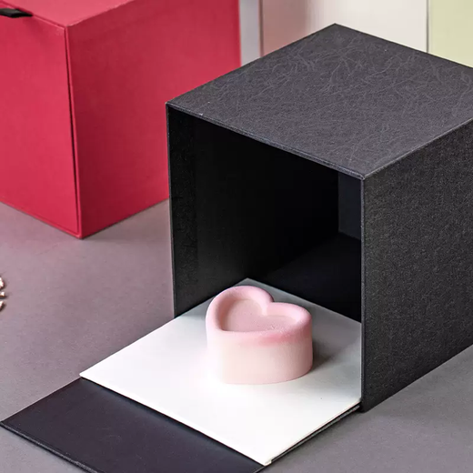 Yusenyi high-end 4-inch Western pastry mousse dessert box French sweet packaging box 4-inch cake gift box hardcover cut square box beige 4-inch upgraded version 15x15x15cm