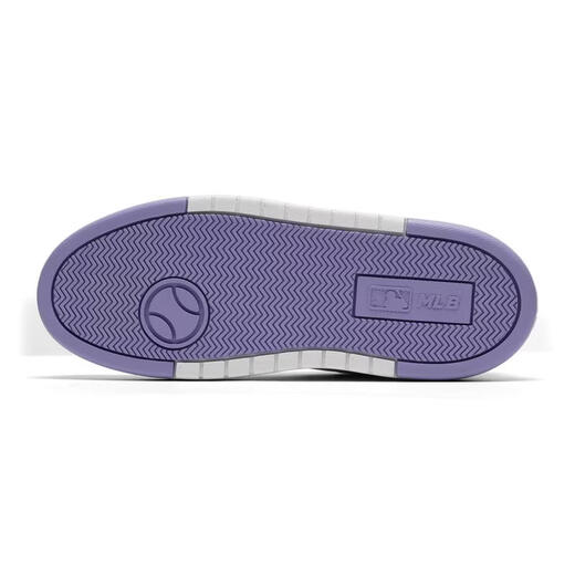 MLB official sneakers for men, couple sneakers, women's shoes, thick-soled casual shoes, heightening senior shoes 3ASXM046N New York Yankees/standard lavender 36.5 (230mm)
