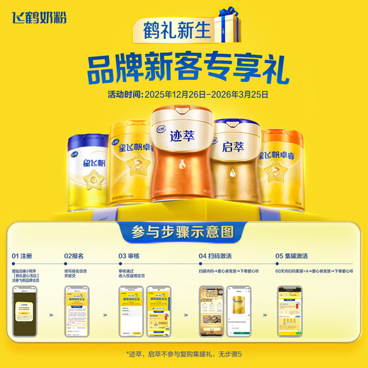Feihe Xingfeifan Infant Formula Milk Powder Stage 2 (6-12 months old) 700g Patented OPO Child Care Subsidy
