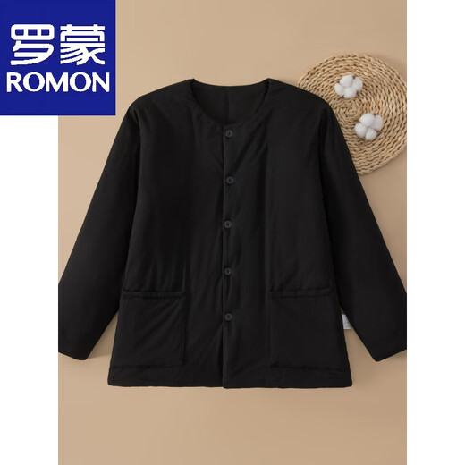 Luo Meng Men's Cotton Padded Jacket Liner Warm Close-fitting Cotton Jacket Winter Adult Men's Jacket Quilted Cold-proof Liner Cotton Jacket Gray L