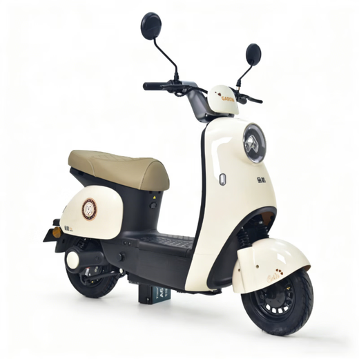 Golden Arrow Electric Motorcycle Popular New Product Lingcai 60V20AH Lead Acid Battery Long Life 800W High Power One-click Start Smart Pedal Electric Motorcycle Miwu White