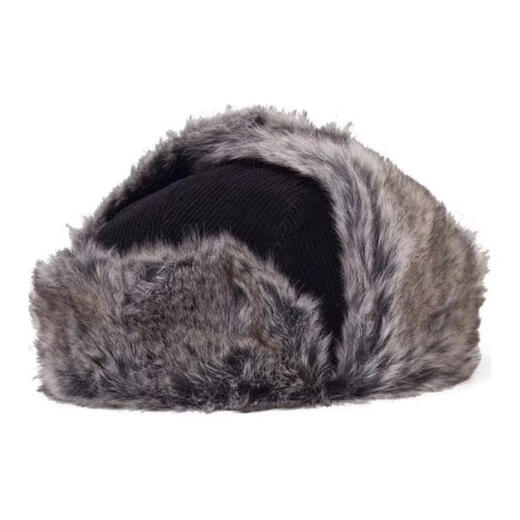 NEW ERA Windproof Embroidery Design Corduroy Lei Feng Hat Unisex Couple Style Black Default M