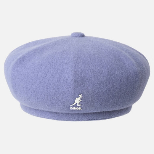 Kangol (KANGOL) beret painter hat pumpkin hat men's hat women's hat wool blended retro fashion literary simple versatile style spring and autumn Iced Lilac lilac purple S 54-55cm
