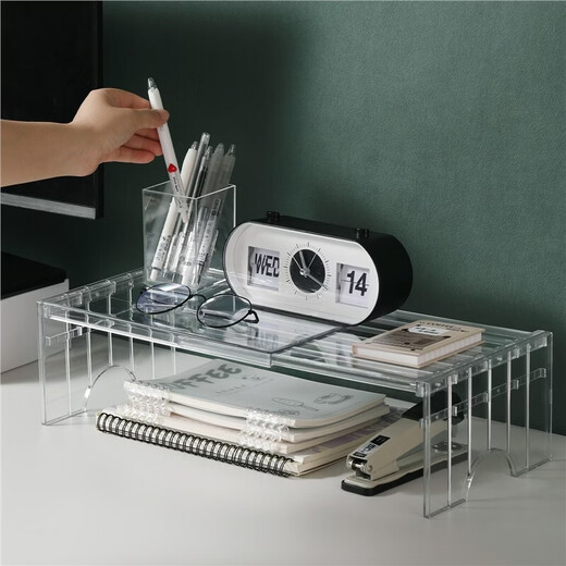 Fantasy freezer shelf internal storage rack multi-layer refrigerated storage artifact compartment shelf in the refrigerator layered partitions main picture model 2 large retractable shelves