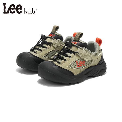 LEE KIDS children's sports shoes men's and women's running shoes 26 spring new running shoes non-slip wear-resistant running shoes casual shoes military green 26 inner length 16.8cm suitable for feet 15.8-16.3cm long