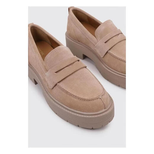 GEOX women's loafers, breathable, sweat-absorbent, soft sole, lightweight, round toe, flat heel, lace-up, short tube, casual daily wear Braun 41