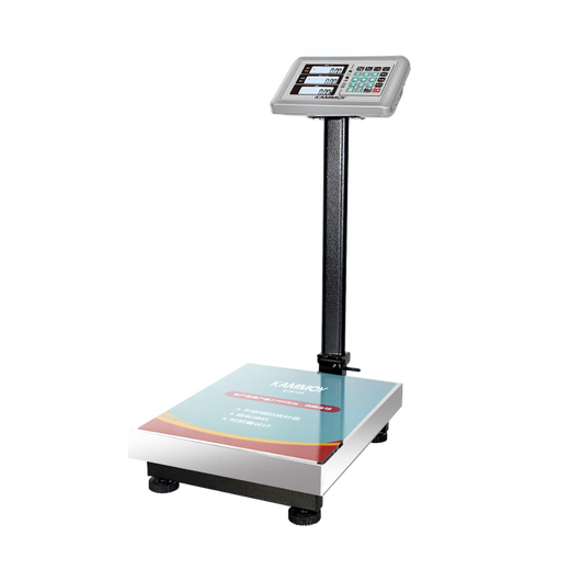 Xiangshan KAMMOY electronic scale commercial electronic platform scale high-precision vegetable scale counting scale pricing upgraded stainless steel 150kg/100g LCD black letters