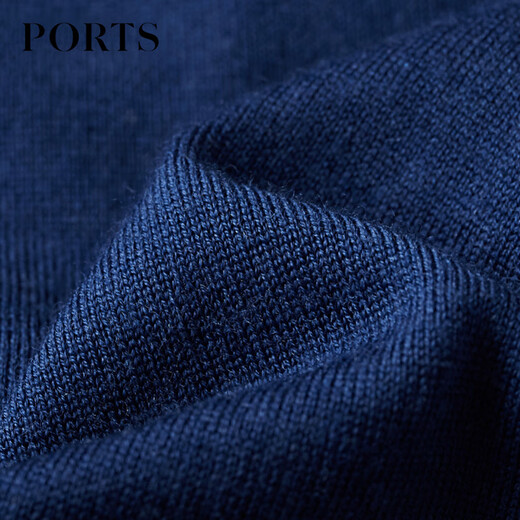 PORTS men's casual warm round neck sweater ML9K071LZW009 SPACE BLUE S