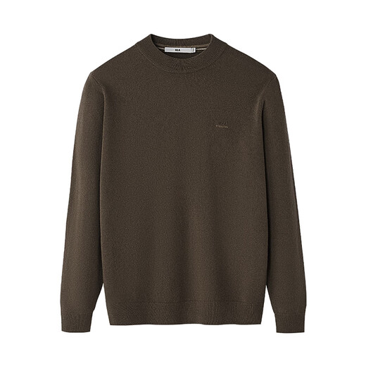 Heilan House (HLA) cardigan men's 25 autumn and winter new style half-high collar far infrared warm and comfortable skin-friendly upper clothes men's sweater Khaki W6 L /175 recommended 69~75kg