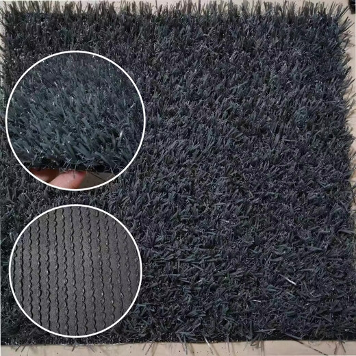 Dark gray simulated turf plastic artificial fake turf sales office fence lawn gym special gray turf 2 cm dark gray high-end encryption model export quality 1 meter wide * 9 meters long