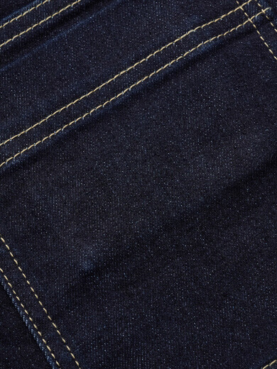 HAZZYS Men's 2025 Autumn and Winter New Jacket Corduroy Collar Plaid Lined Denim Jacket Men ASVZU0CDU14 M170/92A46