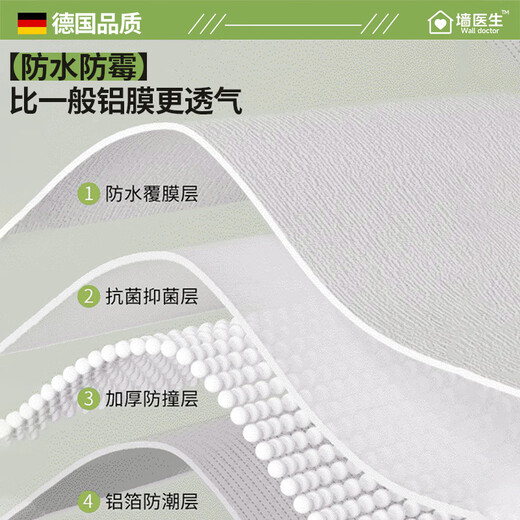 Zi Chen Same color as the wall wallpaper self-adhesive waterproof and moisture-proof wall covering ugly decorative anti-collision wall sticker wallpaper