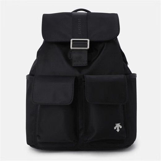 DESCENTE Women's Bag 26 New Women's Mini Backpack Large Capacity Commuting Versatile Computer Bag Student Backpack Black/BLACK