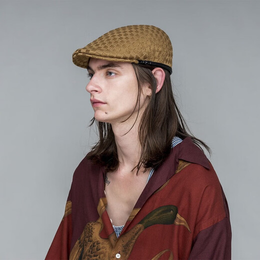 KANGOL autumn and winter beret for men and women, comfortable, warm, breathable, solid color, versatile, simple British retro temperament K3551 Black Black M