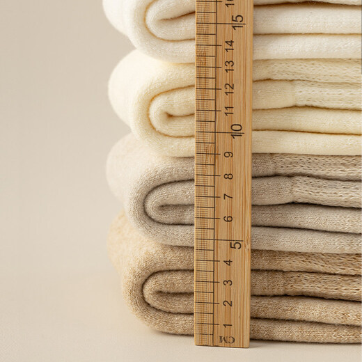 Pami socks women's autumn and winter thickened velvet warm mid-calf socks white winter 2025 new women's confinement socks cotton thermal socks set A - pack 3 pairs one size fits all (suitable for sizes 36-39)