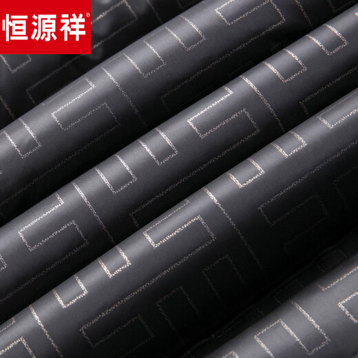 恒源祥男士可脱卸内胆连帽羽绒服中老年加厚冬季白鸭绒保暖爸爸外套 深灰色 L 175/92A 体重105-125