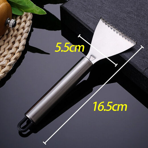 Yong Huan Scale Scale Scraper Material Manual Scale Removal Tool Healthy Fish Scale Scaling丨1 Pack丨Stainless Steel Whole Body