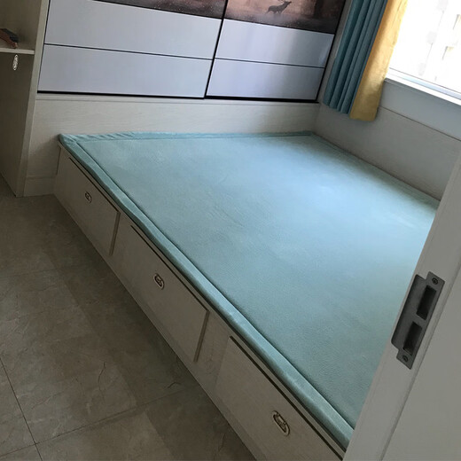 Yong Huan customized thickened bedside anti-fall floor mat room tatami mat Kang mat living room sofa bedroom children's crawling carpet Flamingo customized