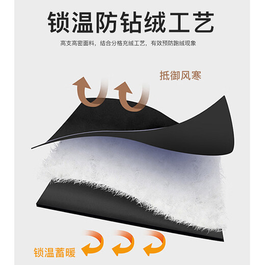 Catman Lightweight Warm Cotton Jacket Men's Winter Thickened Down Jacket Charge Hooded Cotton Jacket Coldproof Jacket Men's Clothing