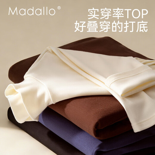 Modal camellia skin-beautifying clothing half turtleneck bottoming shirt women's autumn and winter thermal underwear inner wear long-sleeved top sweater