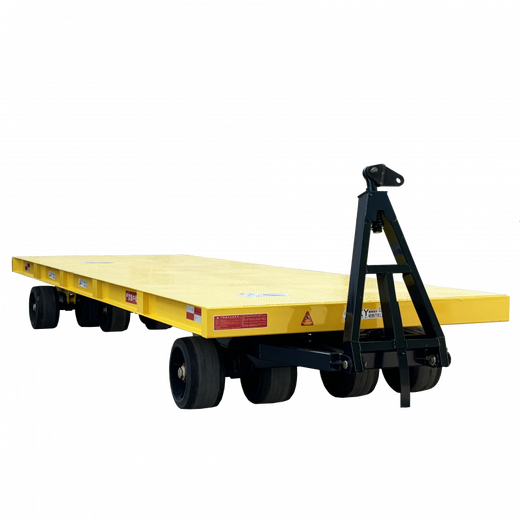 He Jiagong forklift towing flatbed truck factory heavy-duty trailer terminal warehouse truck turnover 5/10/20/30 tons customization 5-ton flatbed truck customization length and width consultation customer service