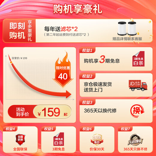 Haier store manager recommends mite removal instrument, household vacuum and mite removal all-in-one machine tool, high temperature sterilization for pets, high suction, handheld suction bed cleaning artifact, mite instrument HZ-CM1F