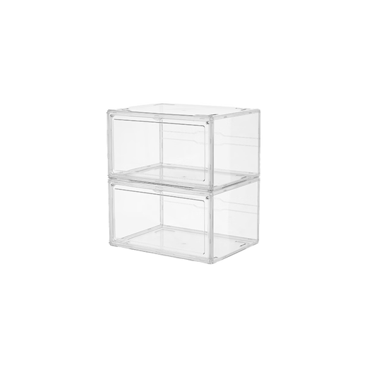 Pupan sends gifts to male and female friends, shoe box, transparent internet celebrity ins luminous shoe gift box, birthday gift, anniversary gift, basic model, transparent, 36x27x20cm