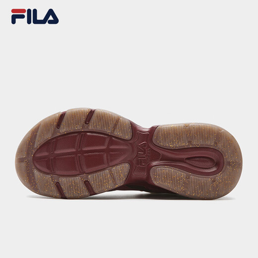 FILA VETTA Women's Shoes Yang Mi's Same Style V-Toe Shoes Dad's Shoes 2026 New Year Fashion Casual Sports Shoes Foam White/Wine Red-WR 36